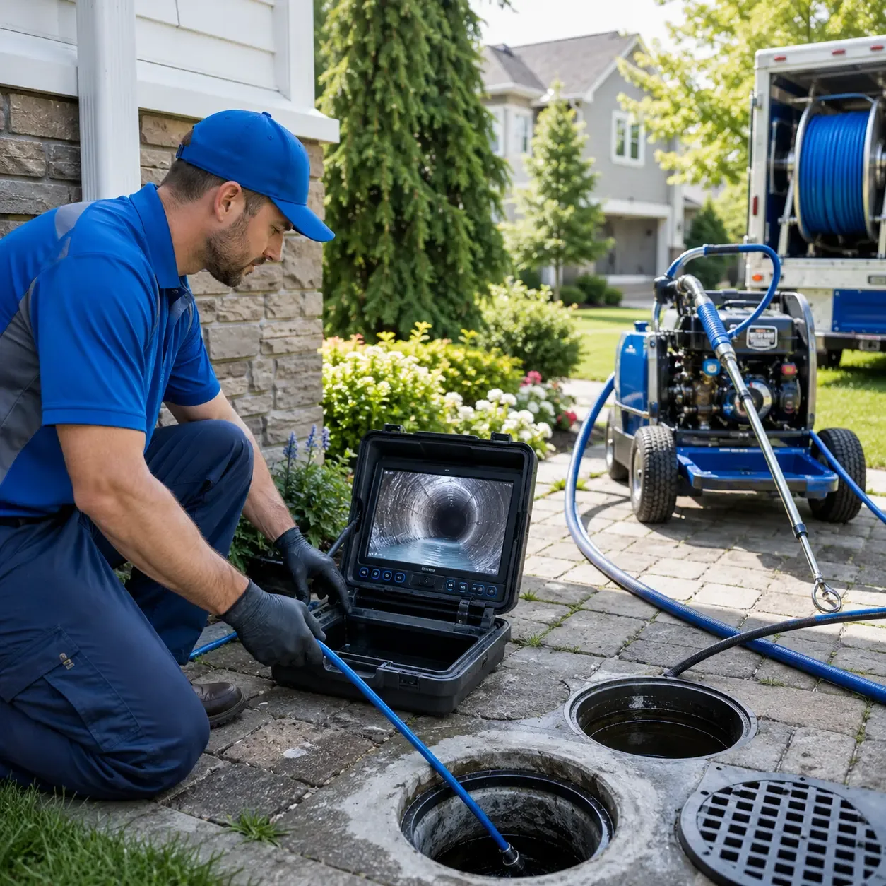 Outdoor drain cleaning professionals serving Enola, PA
